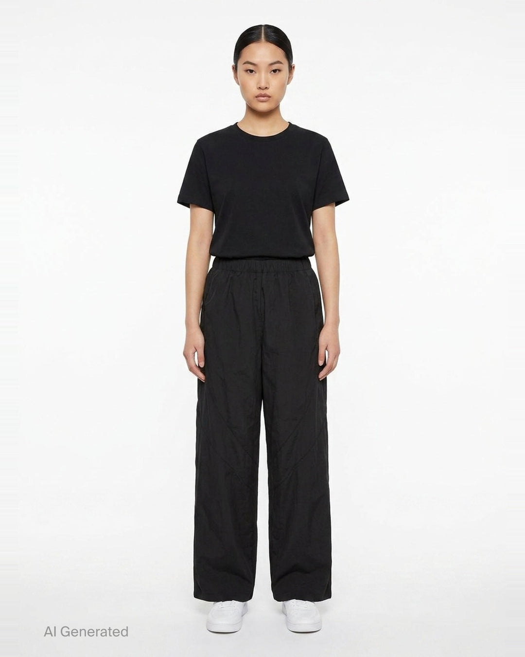 Mid-Rise Perforated Track Pants | Alexander Wang | Club21 - front