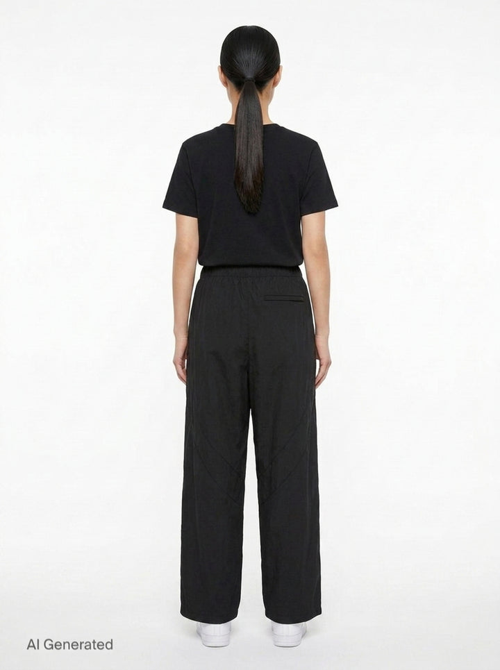 Mid-Rise Perforated Track Pants | Alexander Wang | Club21 - back
