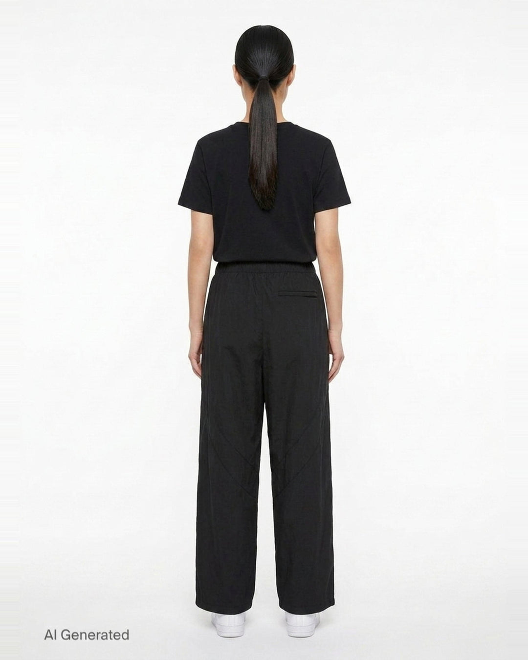Mid-Rise Perforated Track Pants | Alexander Wang | Club21 - back