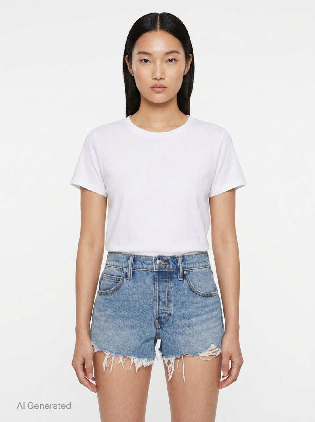 Relaxed Crystal Hotfix Shorts | Alexander Wang | Club21 - front