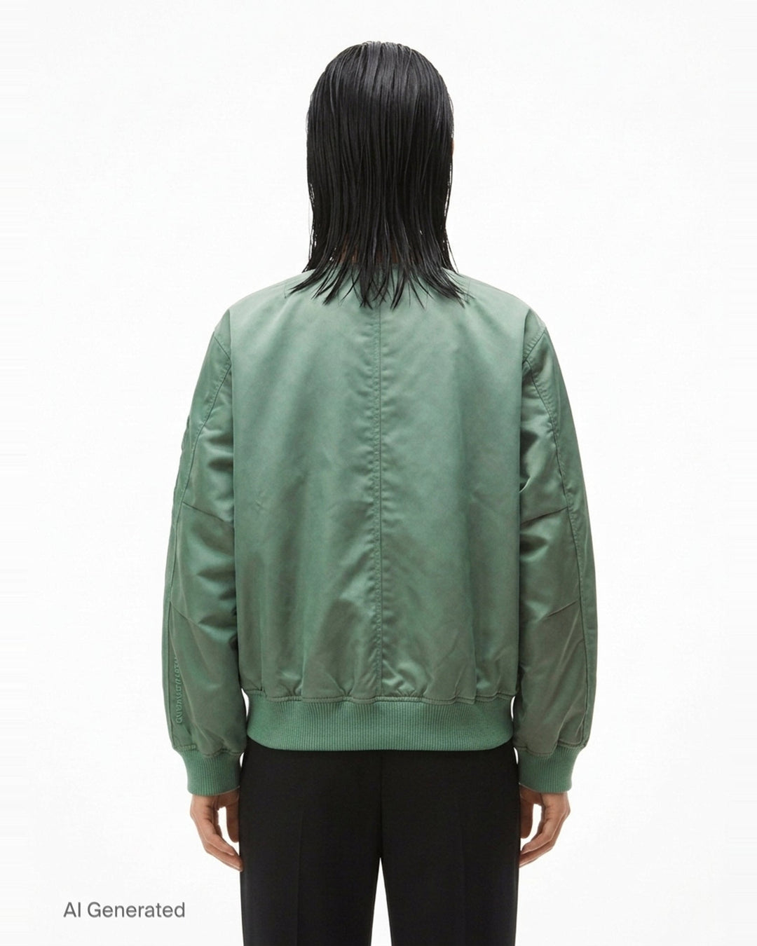 Scoop Neck Bomber Jacket | Alexander Wang | Club21 - back