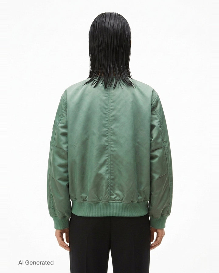 Scoop Neck Bomber Jacket | Alexander Wang | Club21 - back