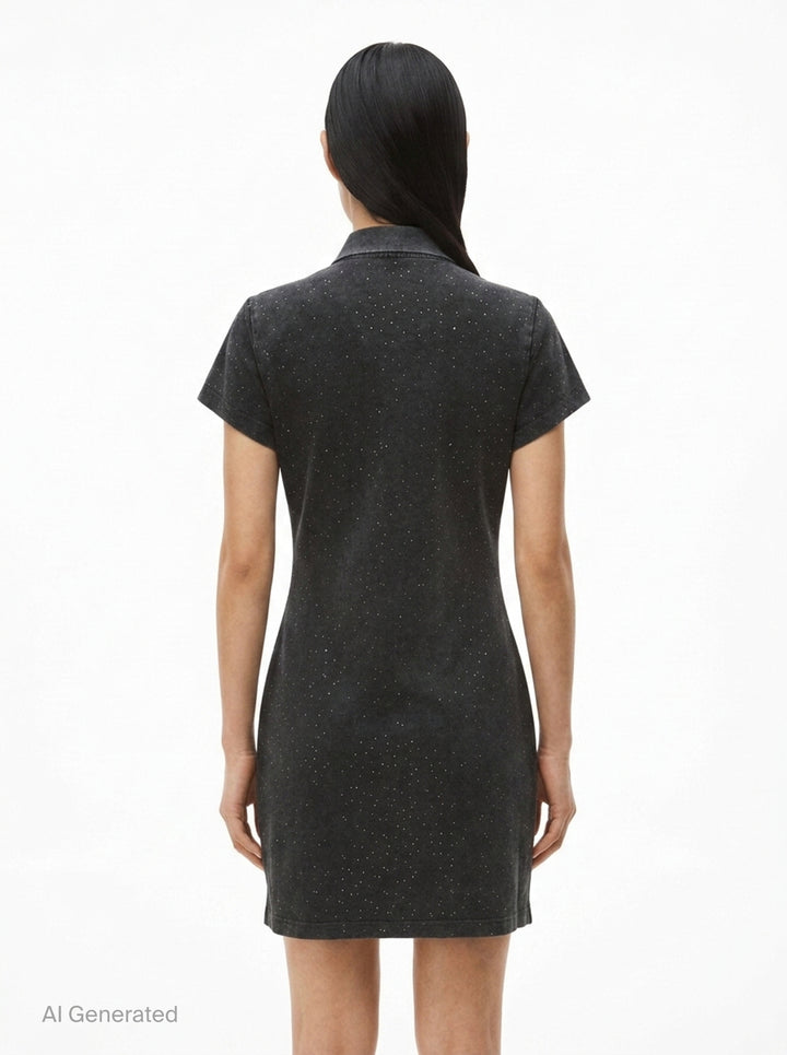 Shrunken Mini Polo Dress | Alexander Wang | Club21 - back