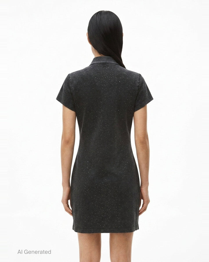 Shrunken Mini Polo Dress | Alexander Wang | Club21 - back