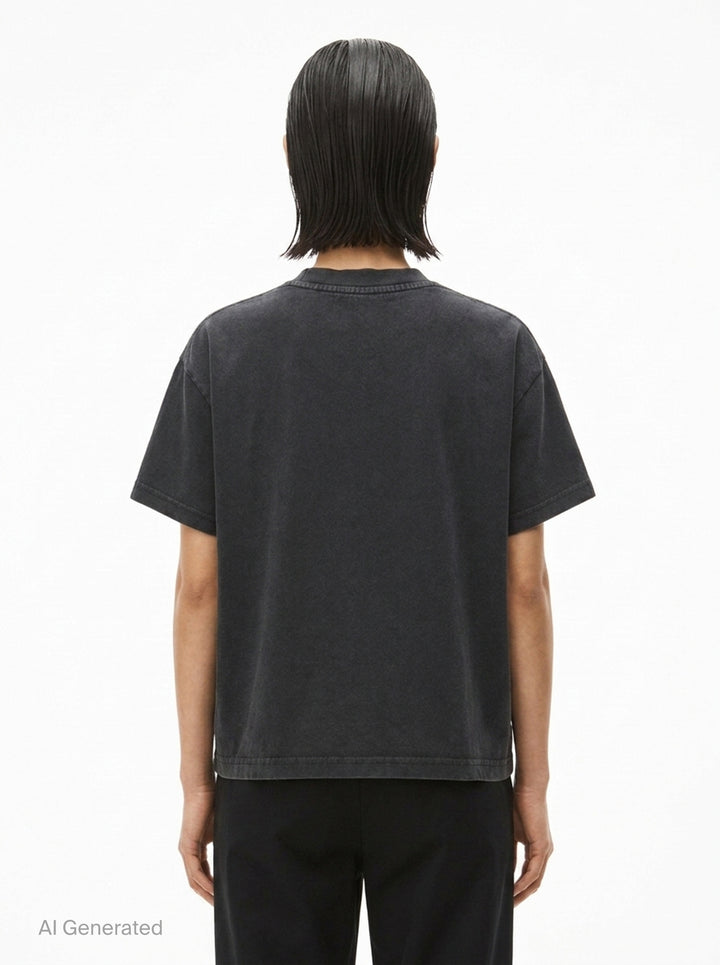 Shrunken Mirrored Logo Tee | Alexander Wang | Club21 - back