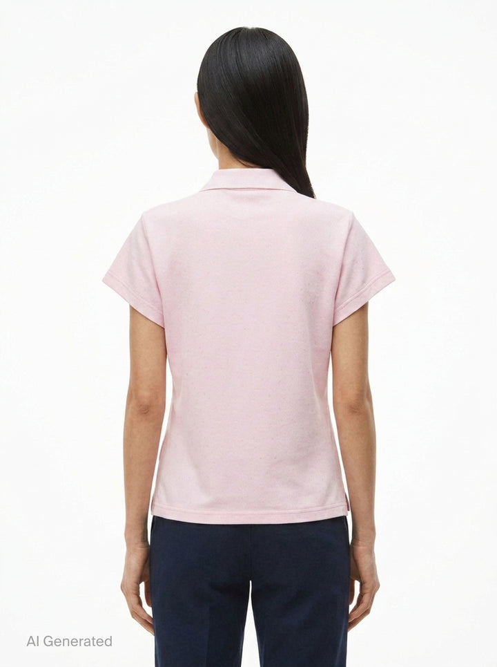 Shrunken Polo Tee | Alexander Wang | Club21 - back