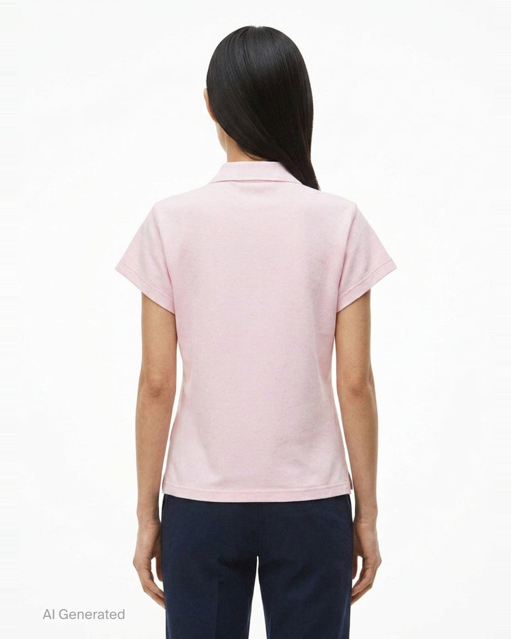 Shrunken Polo Tee | Alexander Wang | Club21 - back