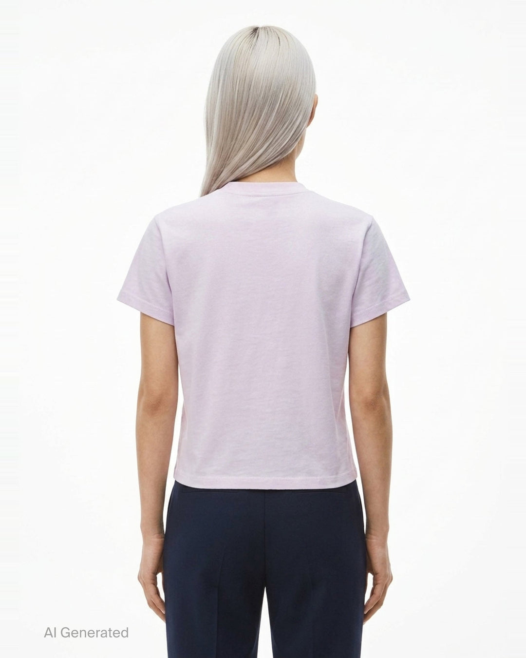 Shrunken Short Sleeve Logo Tee | Alexander Wang | Club21 - back
