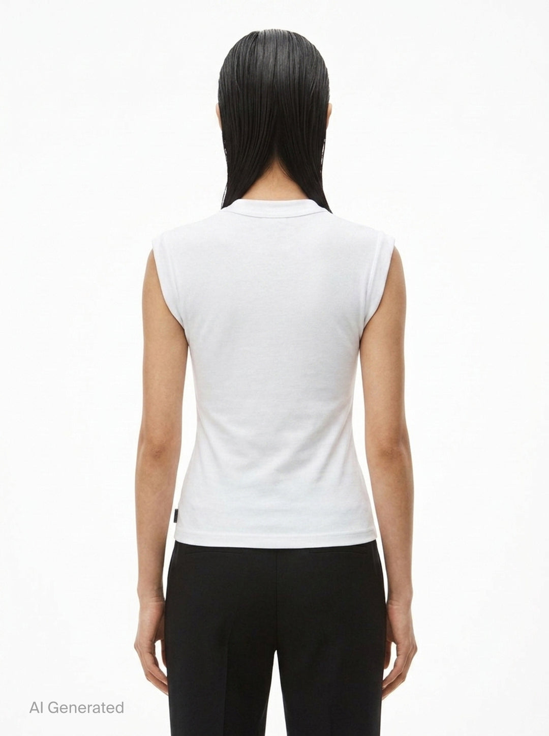 Twisted Bust Layered Tank | Alexander Wang | Club21 - back