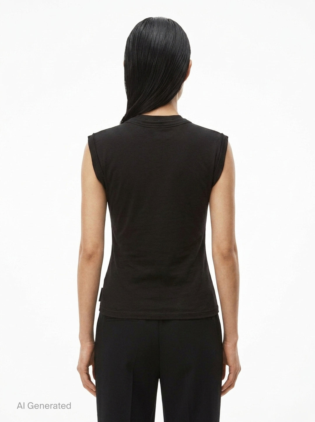 Twisted Bust Layered Tank | Alexander Wang | Club21 - back