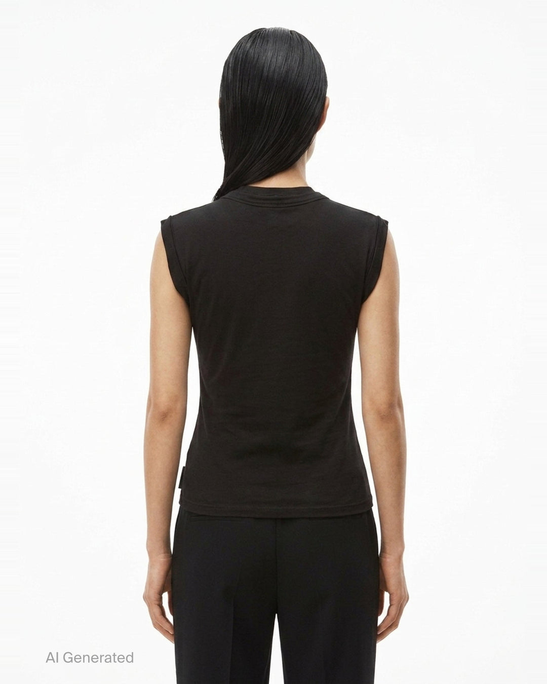 Twisted Bust Layered Tank | Alexander Wang | Club21 - back