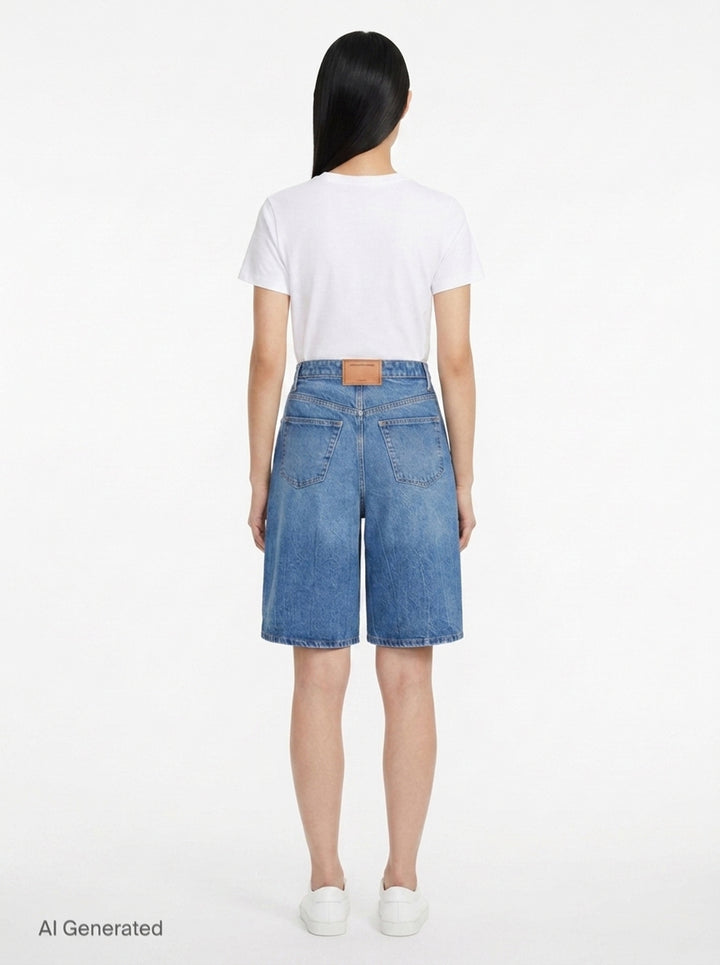 Zip Front Midi Skort | Alexander Wang | Club21 - back