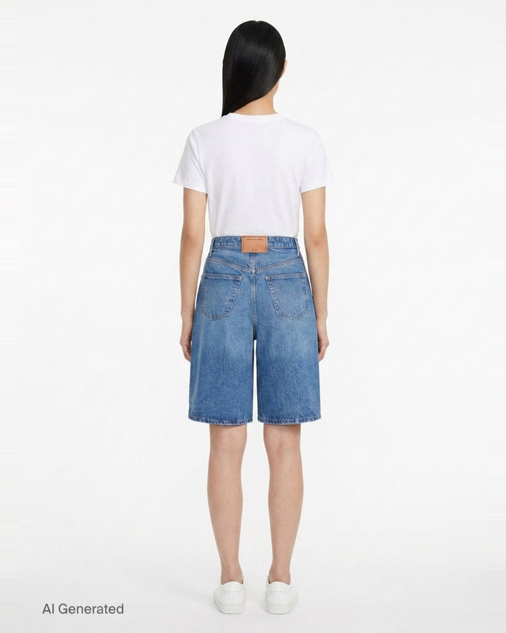 Zip Front Midi Skort | Alexander Wang | Club21 - back