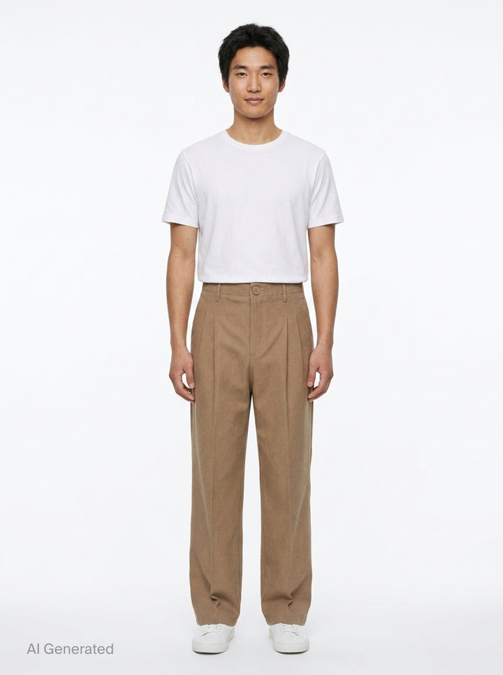 Carrot High Waisted Trousers | AMI | Club21 - front