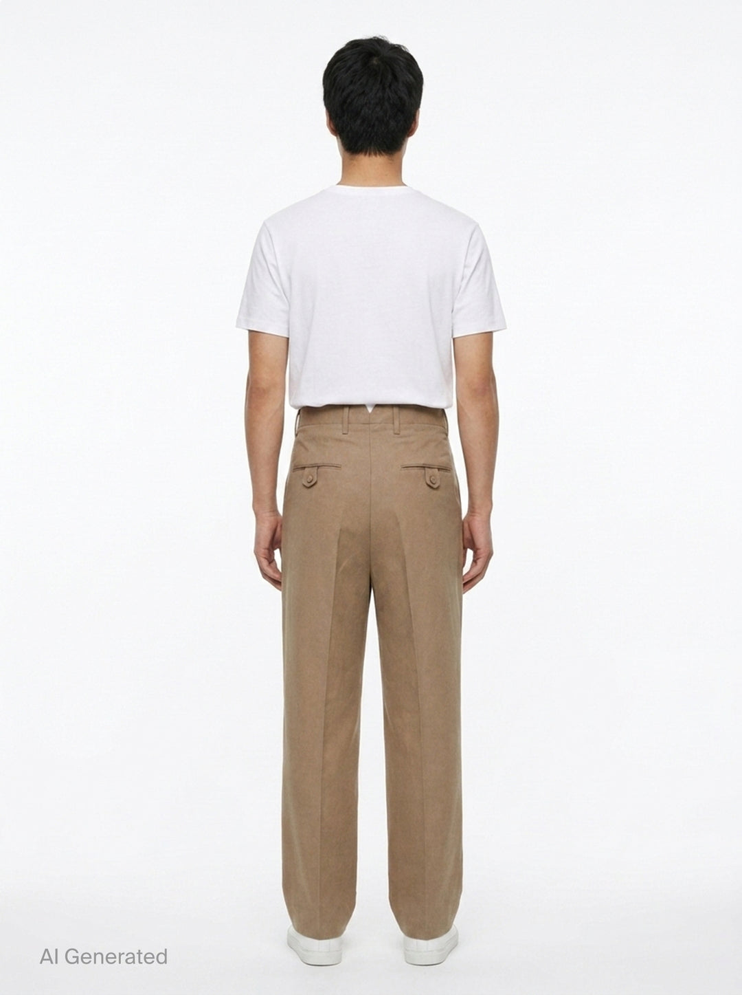 Carrot High Waisted Trousers | AMI | Club21 - back