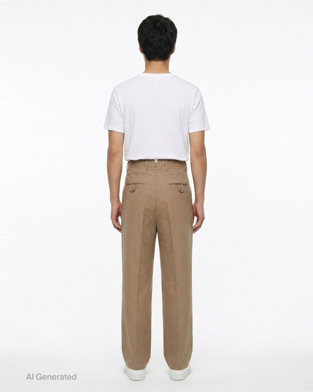 Carrot High Waisted Trousers | AMI | Club21 - back