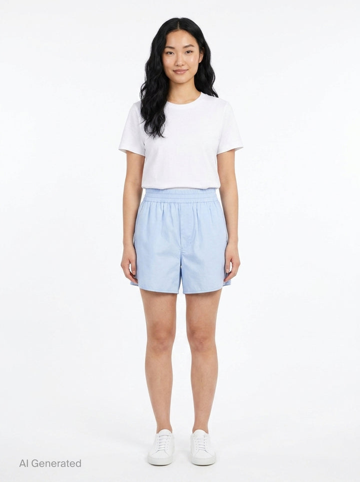 Elasticated Shorts | AMI | Club21 - front