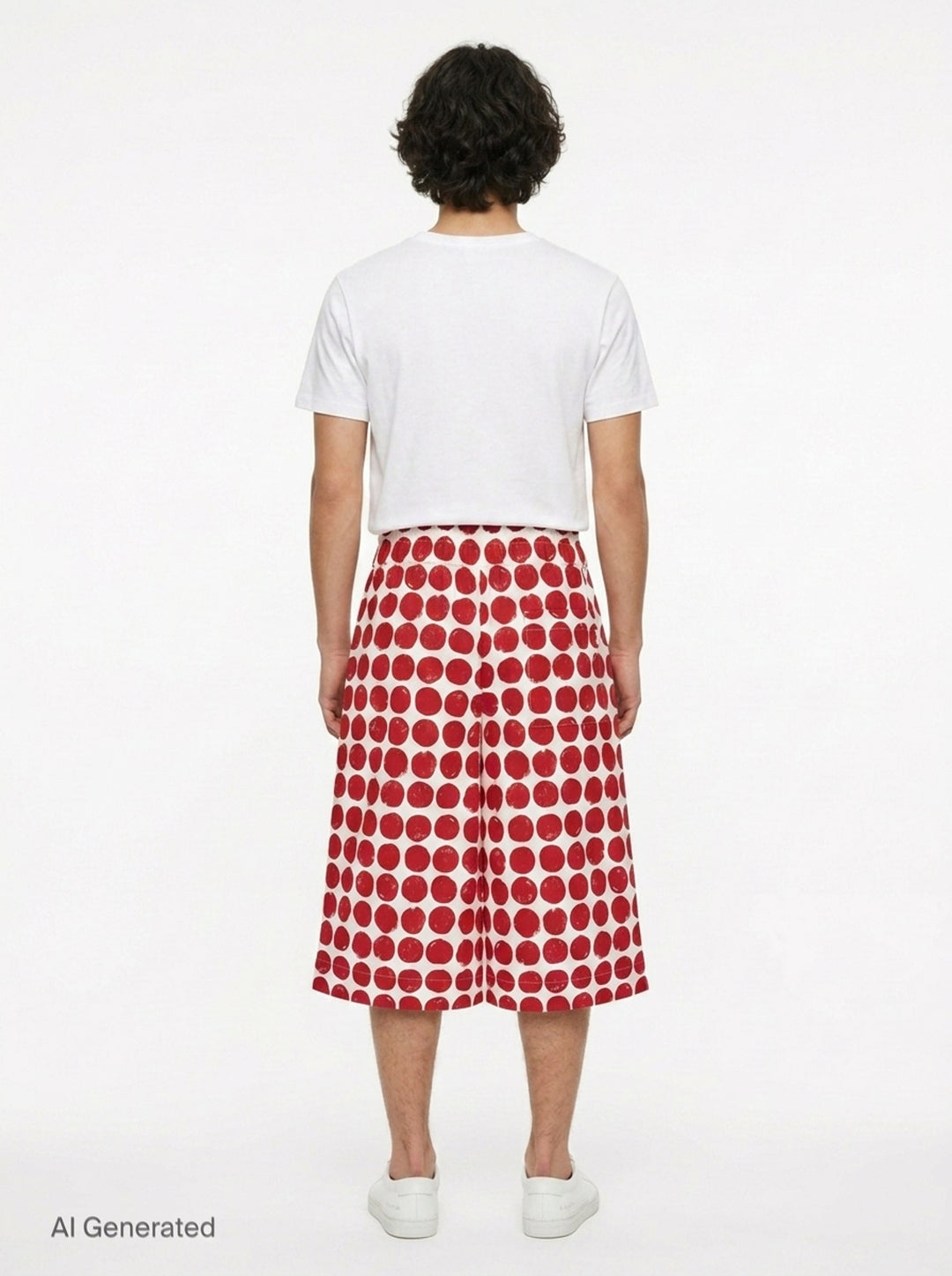Large Polka Dot Bermuda Shorts | AMI | Club21 - back