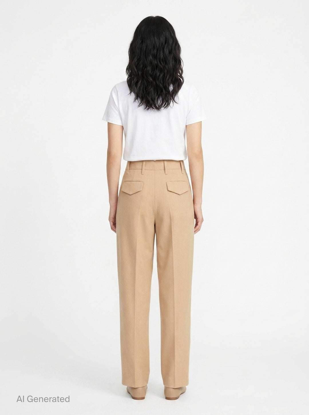 Zuit Pleated Trousers | AMI | Club21 - back