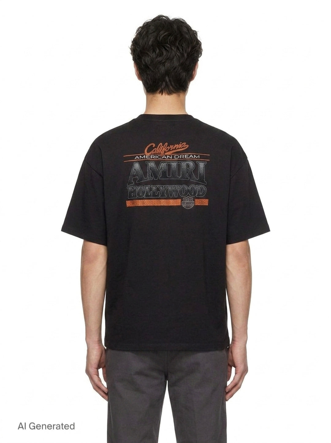 American Dream Crystal Tee | Amiri | Club21 - back