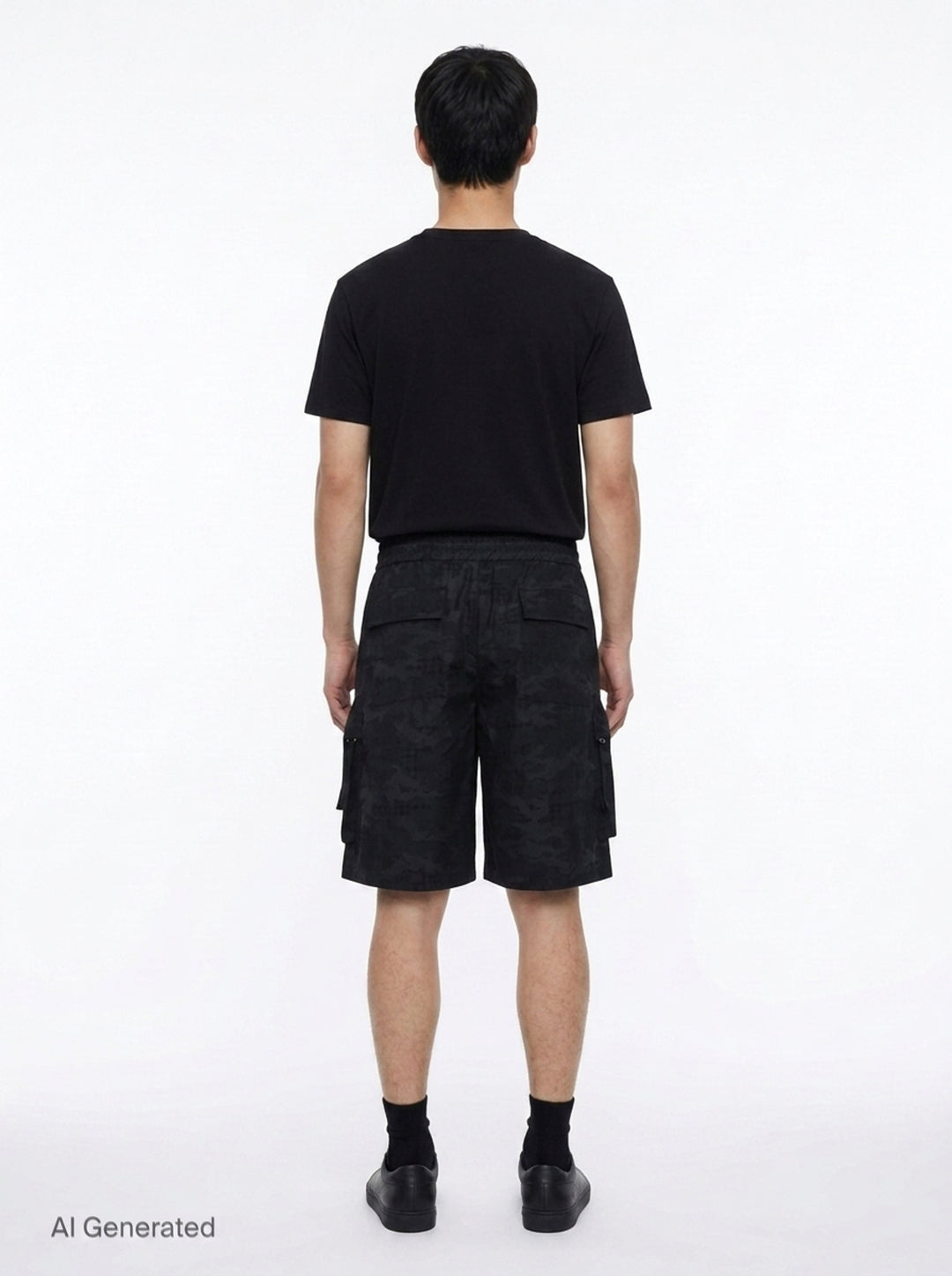 Camo Cargo Pocket Shorts | Amiri | Club21 - back