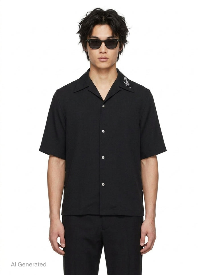 Camp Short Sleeve Shirt | Amiri | Club21 - front