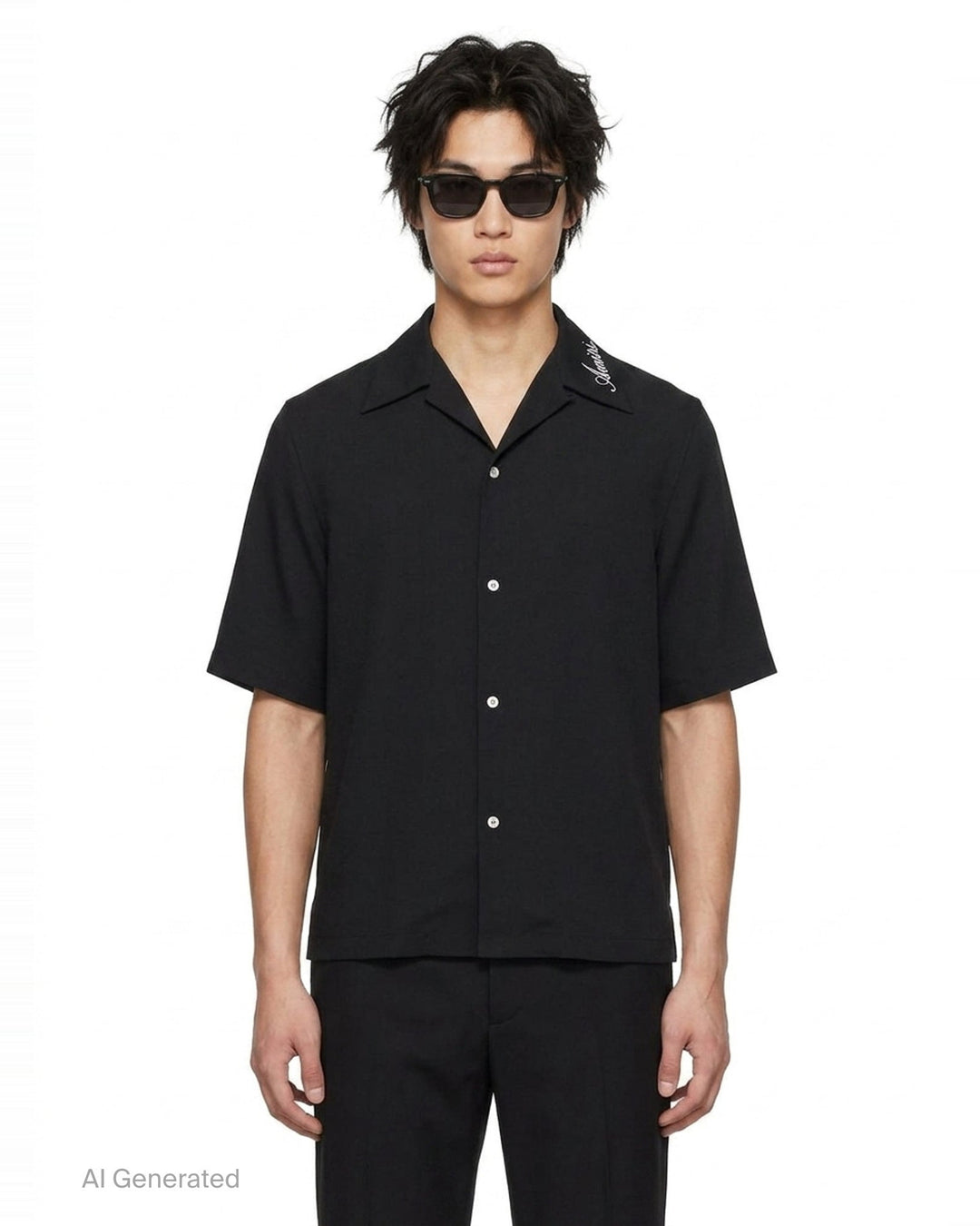Camp Short Sleeve Shirt | Amiri | Club21 - front