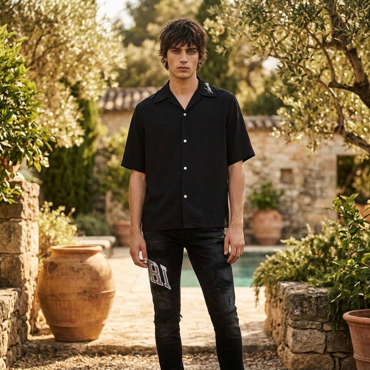 Camp Short Sleeve Shirt | Amiri | Club21 - lifestyle