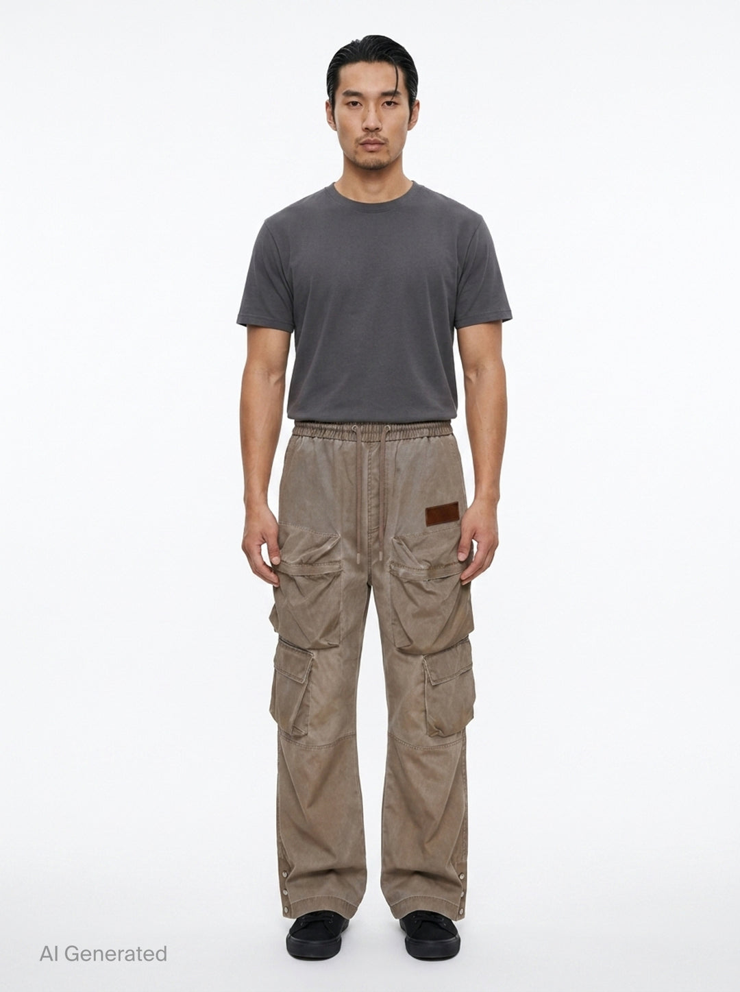 Drawstring Cargo Pants | Amiri | Club21 - front