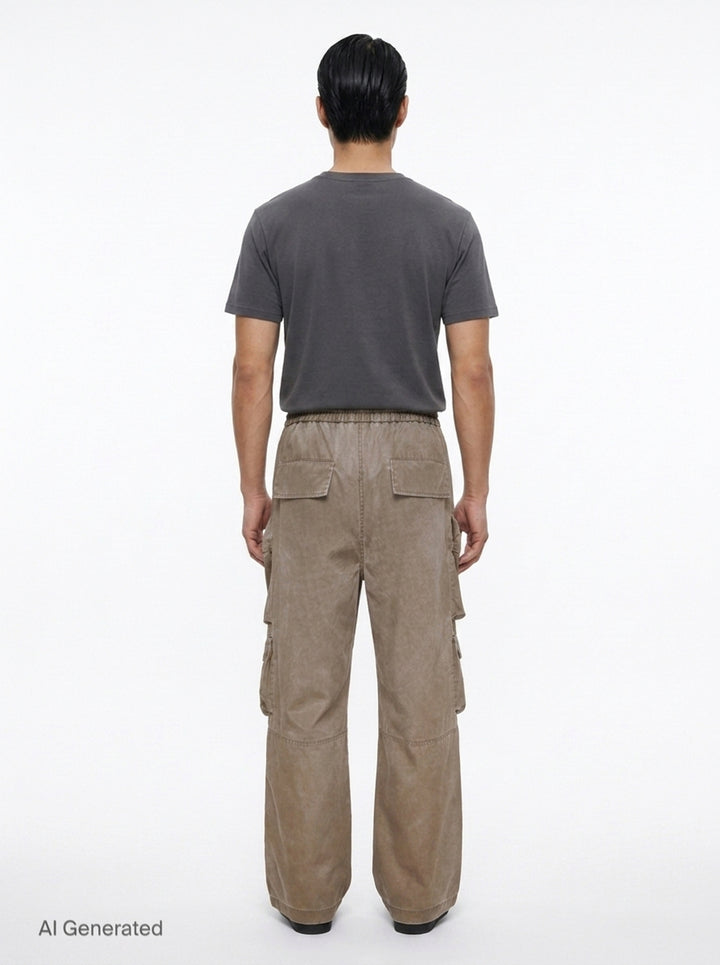 Drawstring Cargo Pants | Amiri | Club21 - back