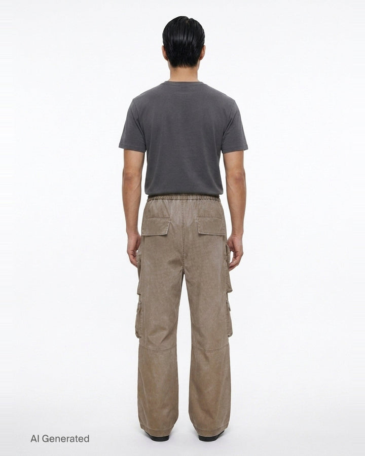 Drawstring Cargo Pants | Amiri | Club21 - back