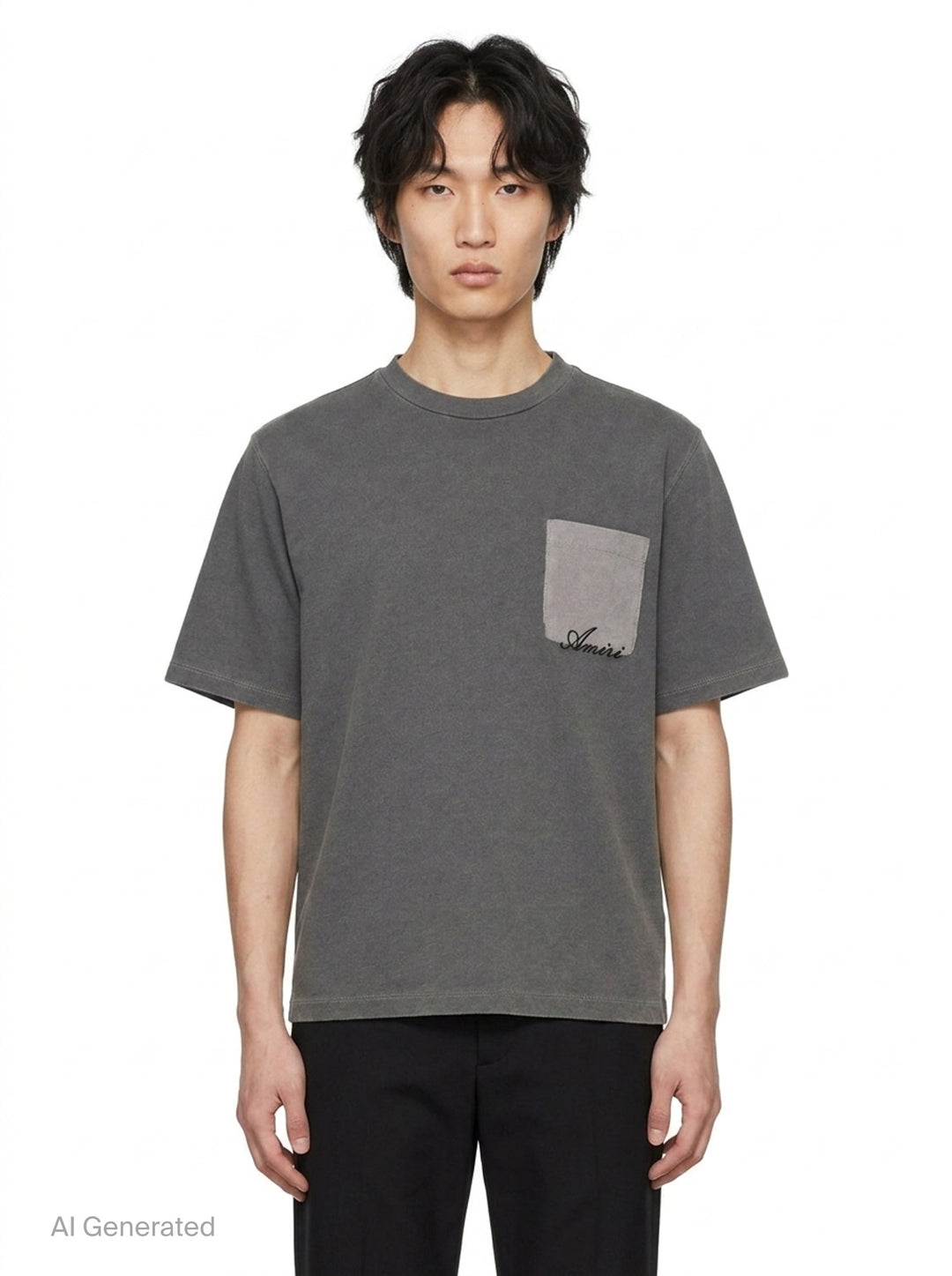 Faded Pocket Box Tee | Amiri | Club21 - front