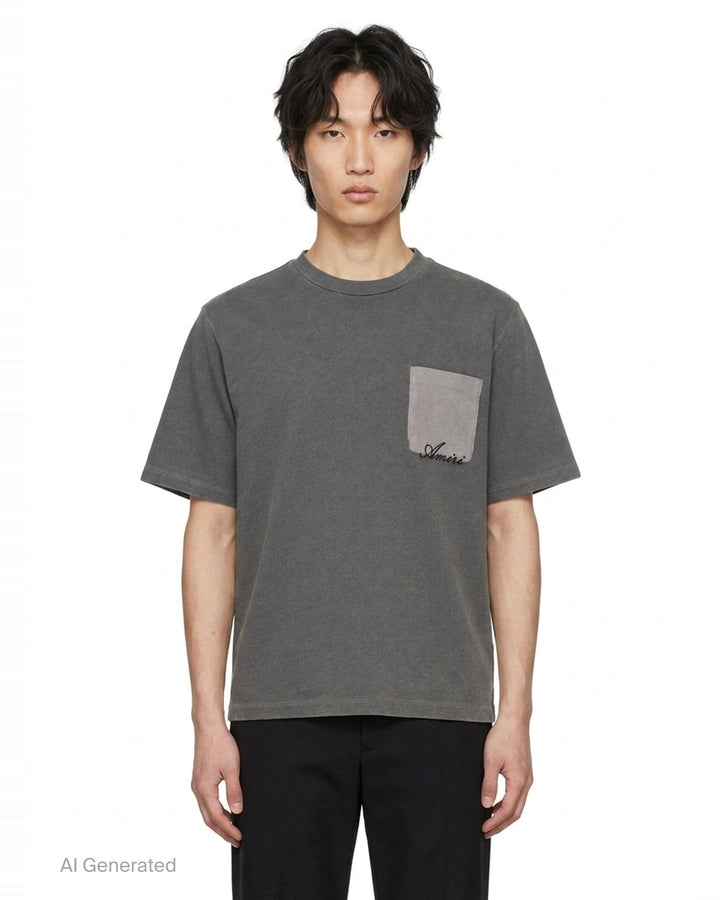 Faded Pocket Box Tee | Amiri | Club21 - front