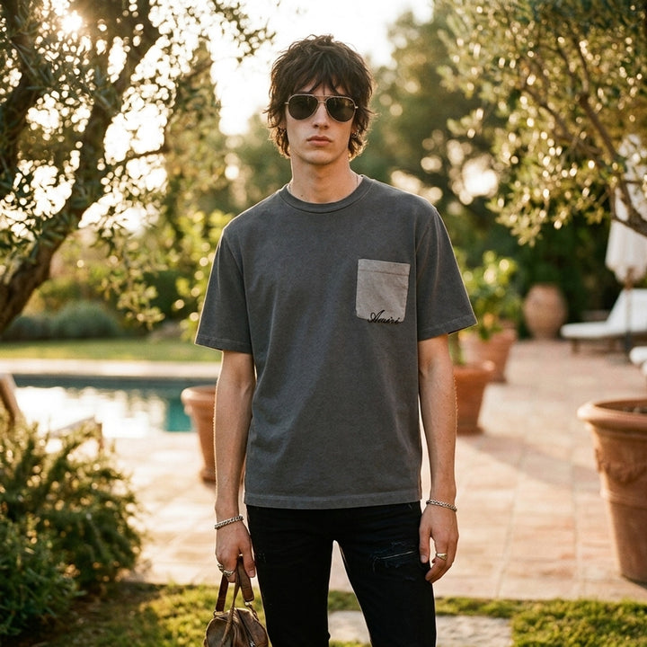 Faded Pocket Box Tee | Amiri | Club21 - lifestyle