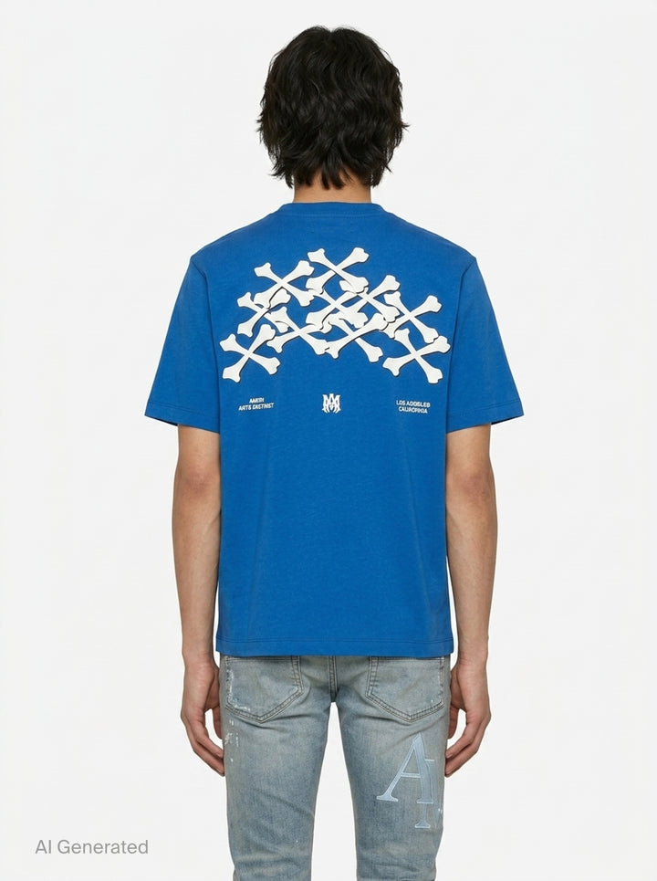 Hollywood CA Logo Tee | Amiri | Club21 - back