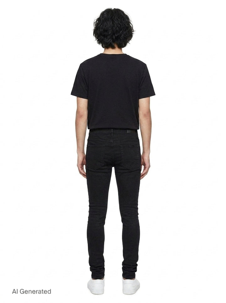 MX1 Distressed Skinny Jeans | AMIRI | Club21 - back
