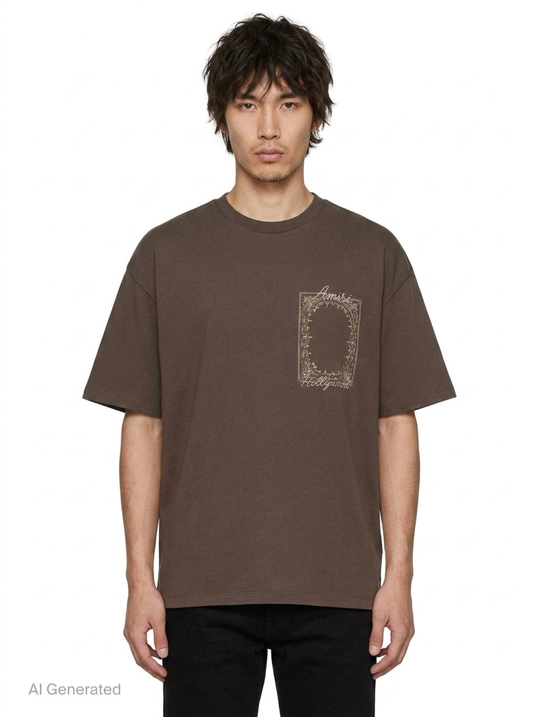 Quad Bandana Oversized Tee | Amiri | Club21 - front