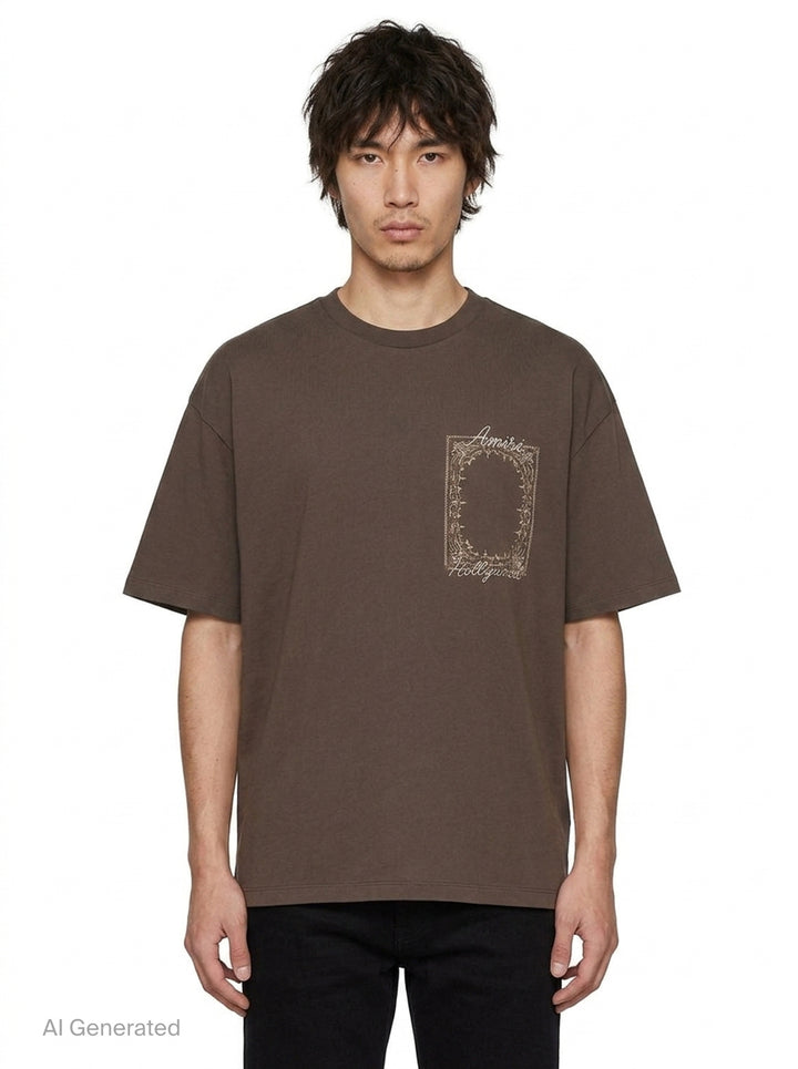 Quad Bandana Oversized Tee | Amiri | Club21 - front