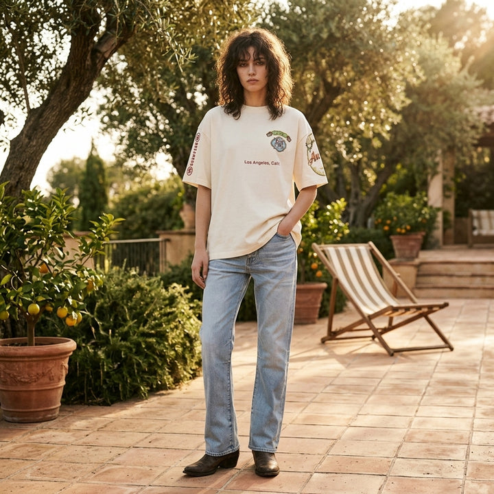 Vista Skate Oversized Tee | Amiri | Club21 - lifestyle