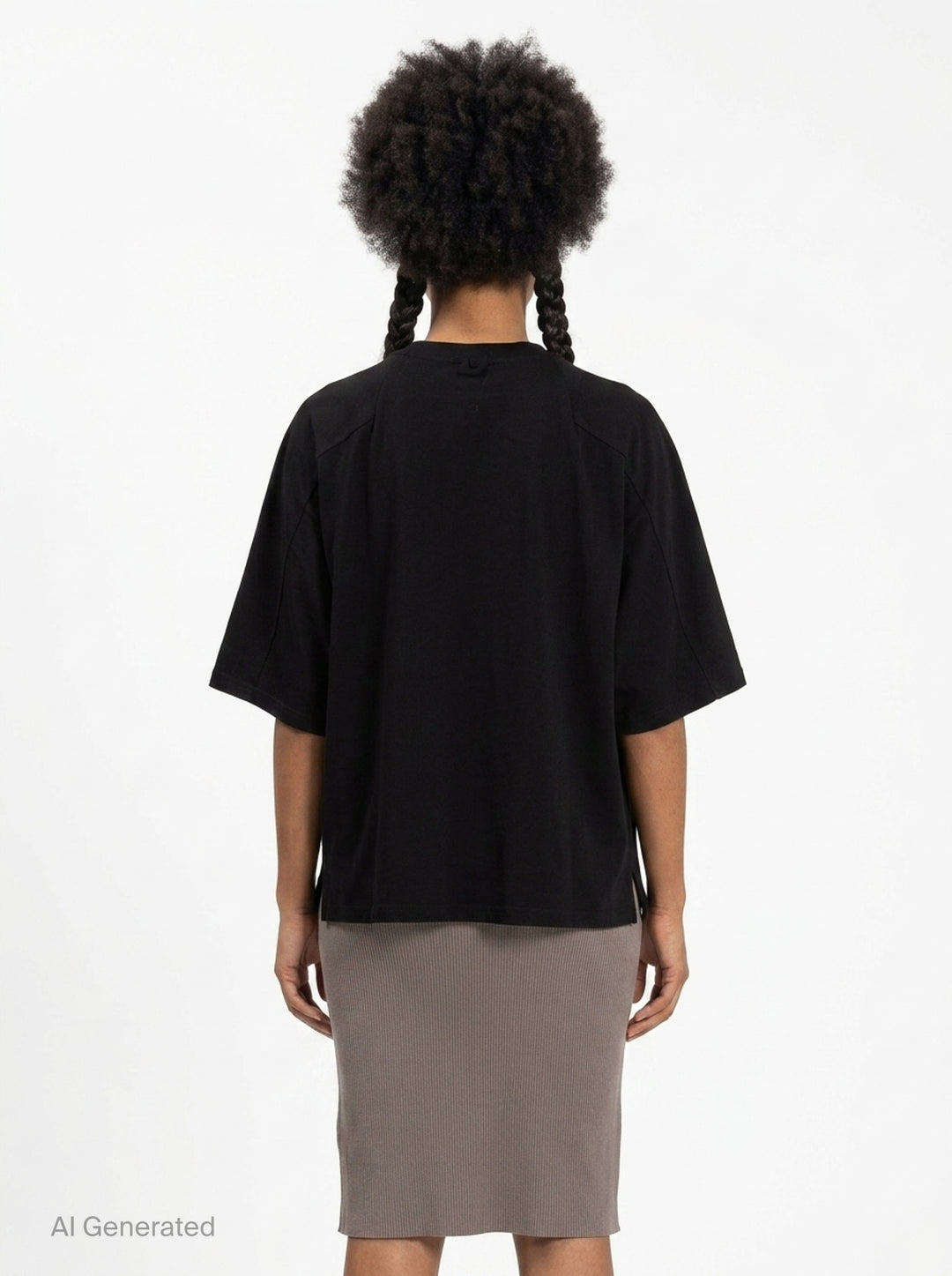 Boxy Short Sleeve Tee | Anaabu | Club21 - back