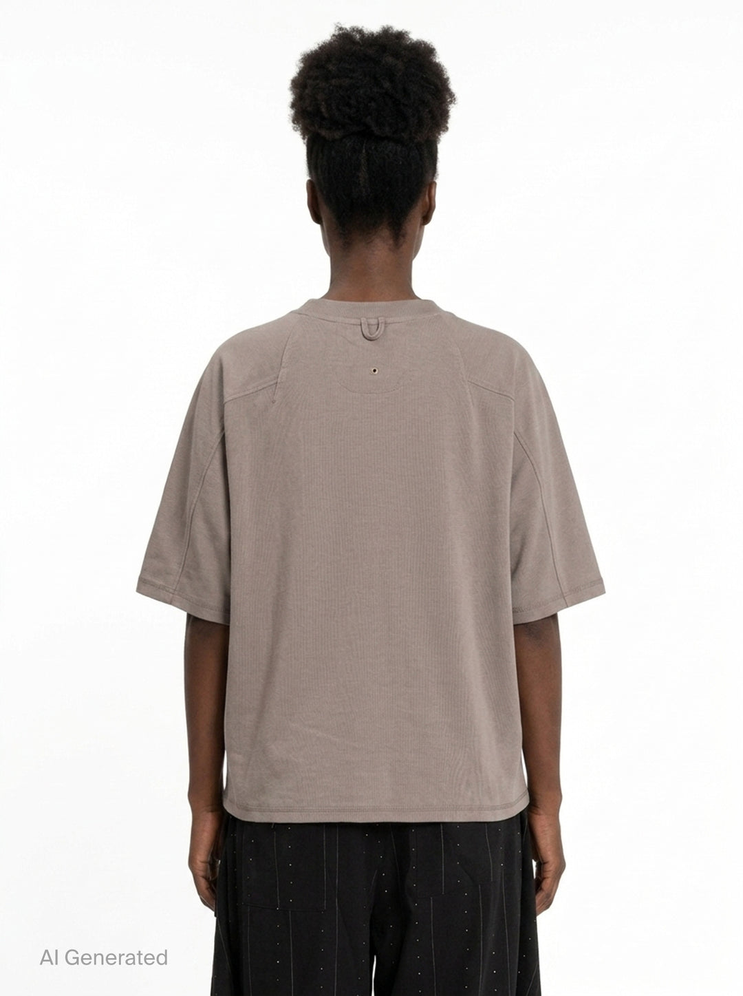 Boxy Short Sleeve Tee | Anaabu | Club21 - back