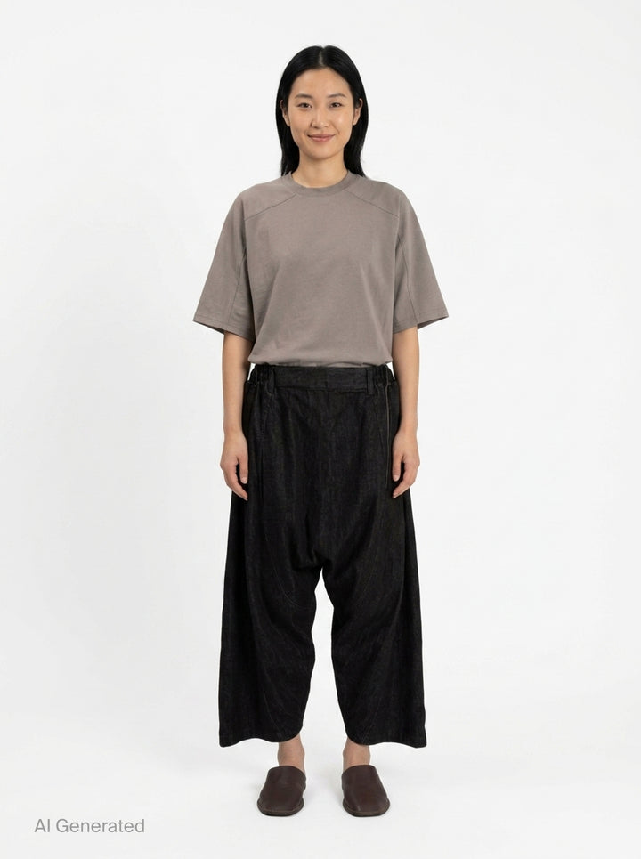 Dropped Culotte Pants | Anaabu | Club21 - front