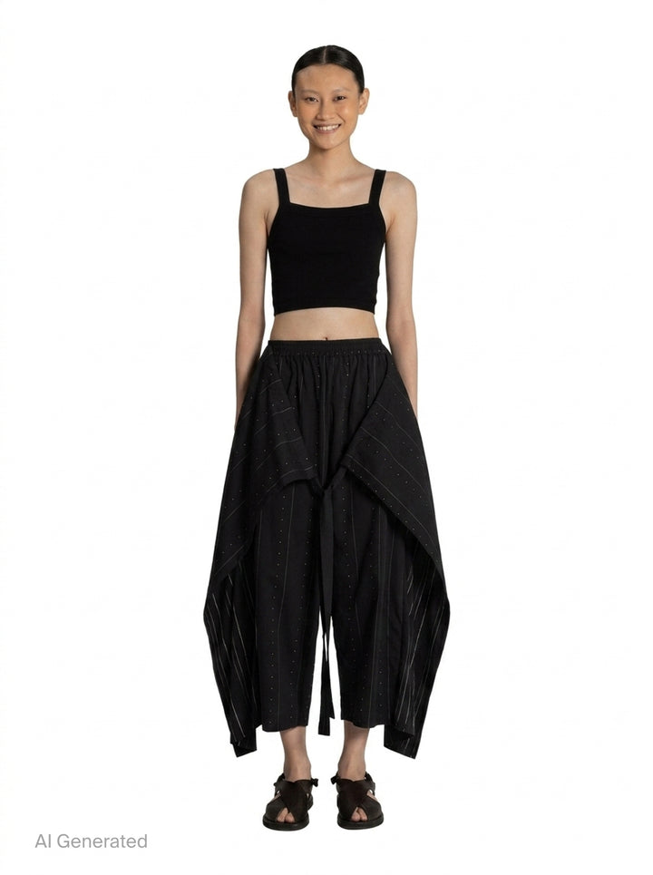 The Skants Draped Pants | Anaabu | Club21 - front