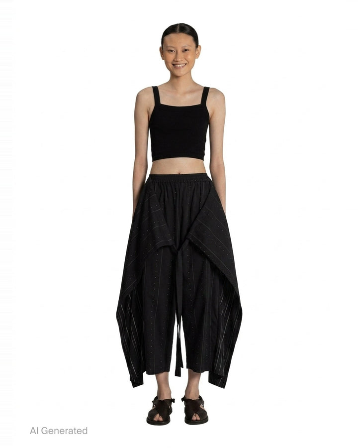 The Skants Draped Pants | Anaabu | Club21 - front