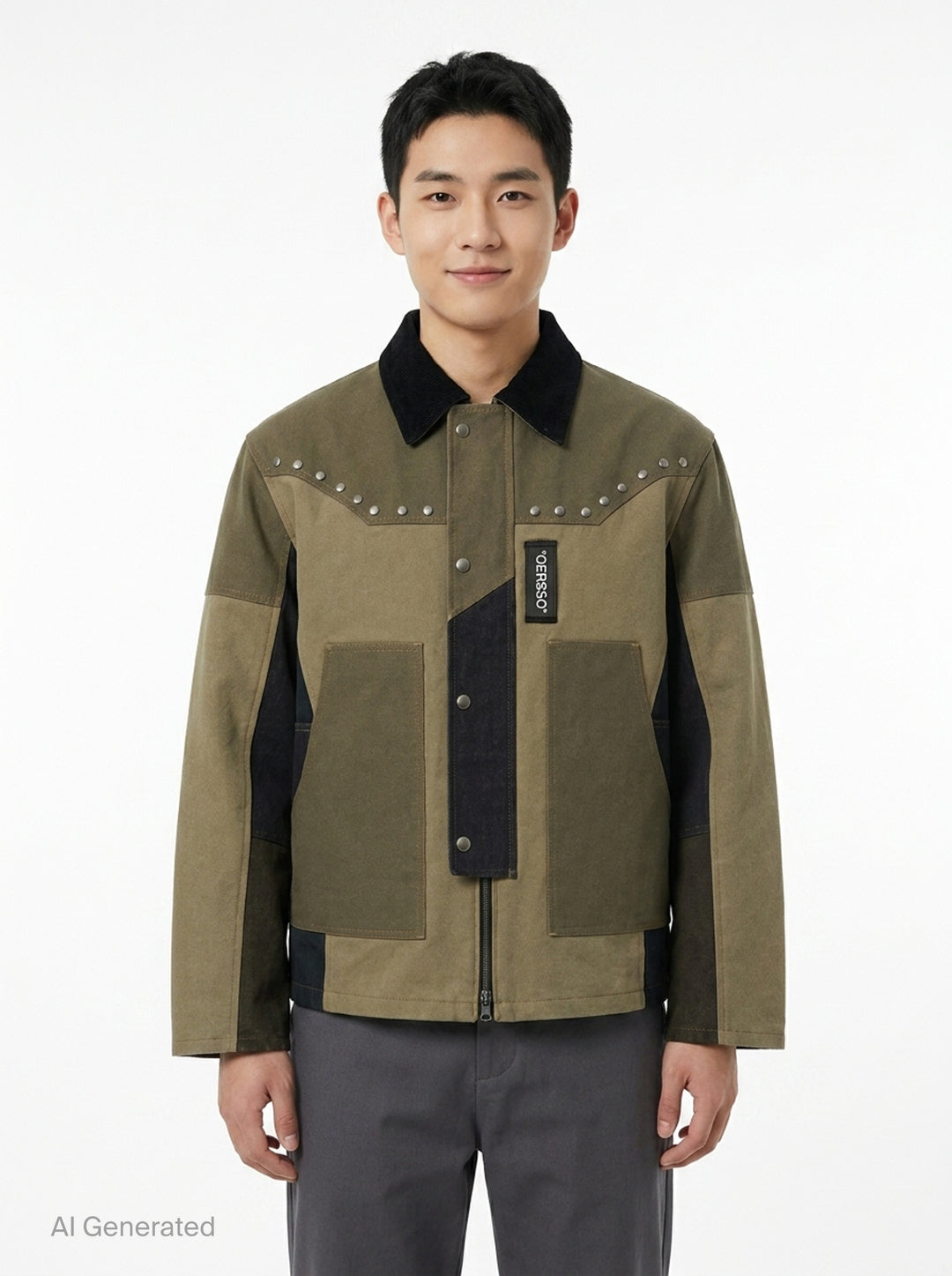 Austin Patchwork Washed Jacket | Andersson Bell | Club21 - front