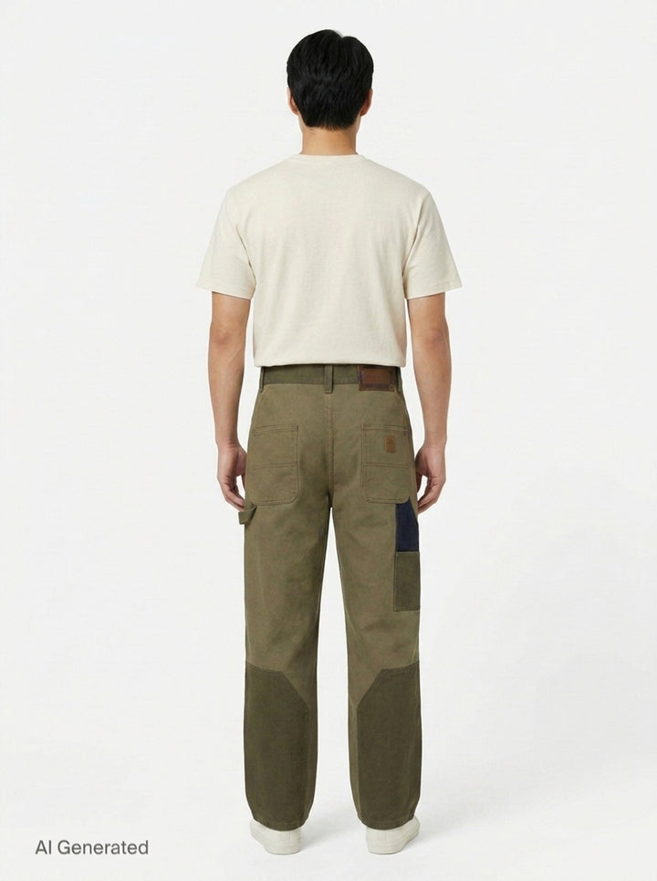 Austin Patchwork Wide-Leg Jeans | Andersson Bell | Club21 - back
