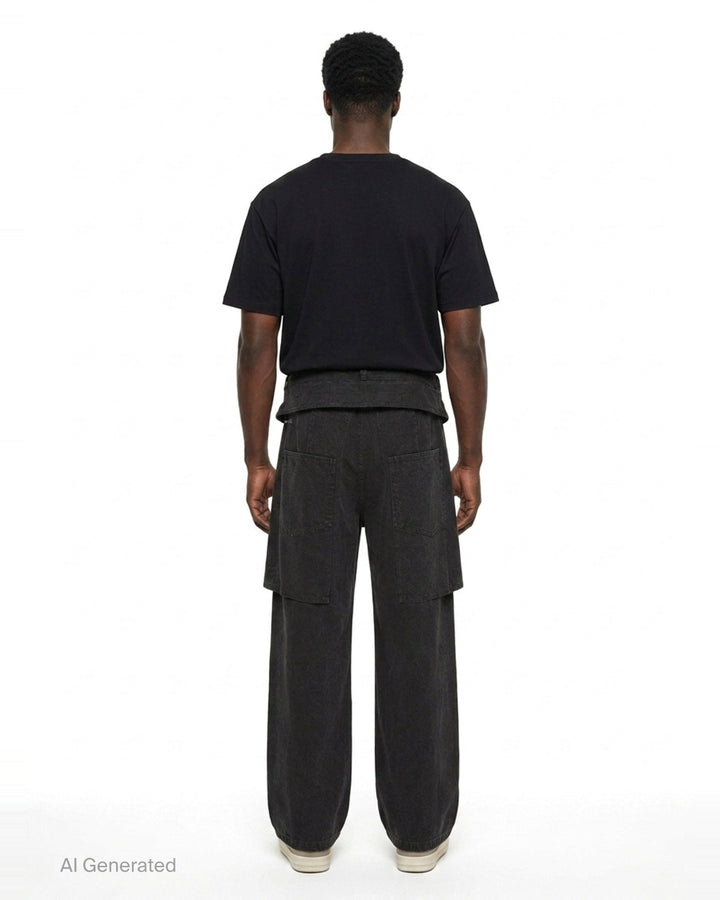 Raptor Three Layered Wide-Leg Pants | Andersson Bell | Club21 - back