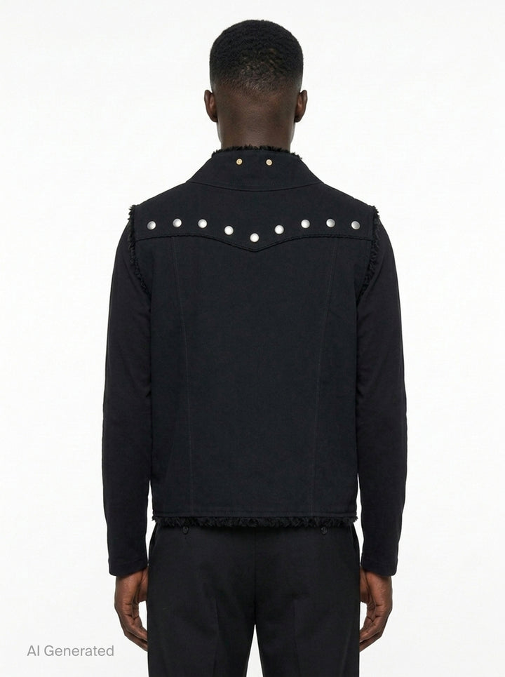 Reversible Collarless Vest | Andersson Bell | Club21 - back