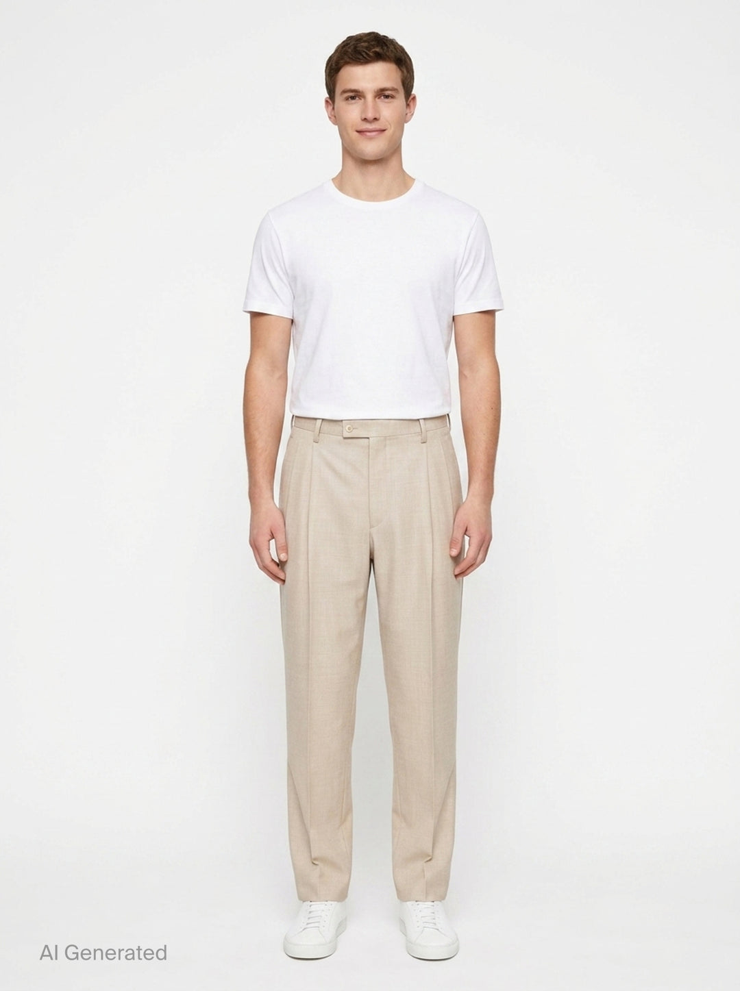 Super Light Wool Two-Tuck Slacks | Auralee | Club21 - front