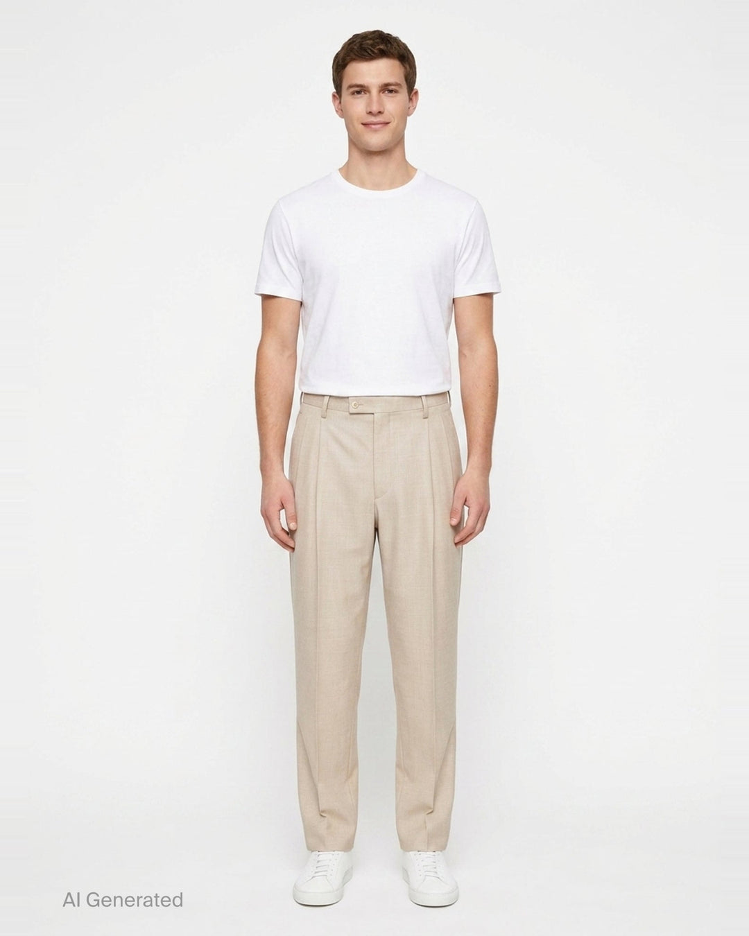 Super Light Wool Two-Tuck Slacks | Auralee | Club21 - front